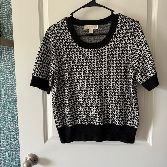Michael Kors Tops - Michael Kors Monochrome Knit Top
